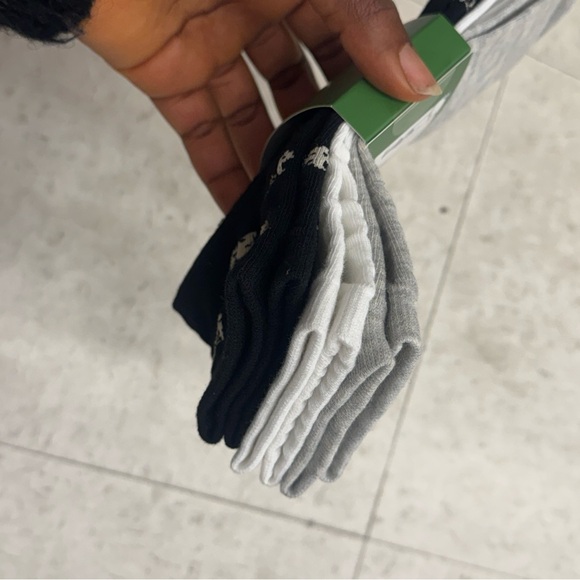 Kate Spade Black Socks with White Bow Design - Picture 3 of 7